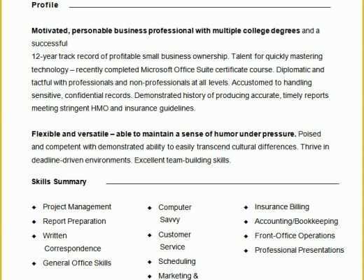 Free Functional Resume Template Of Functional Resume Template – 15 Free Samples Examples