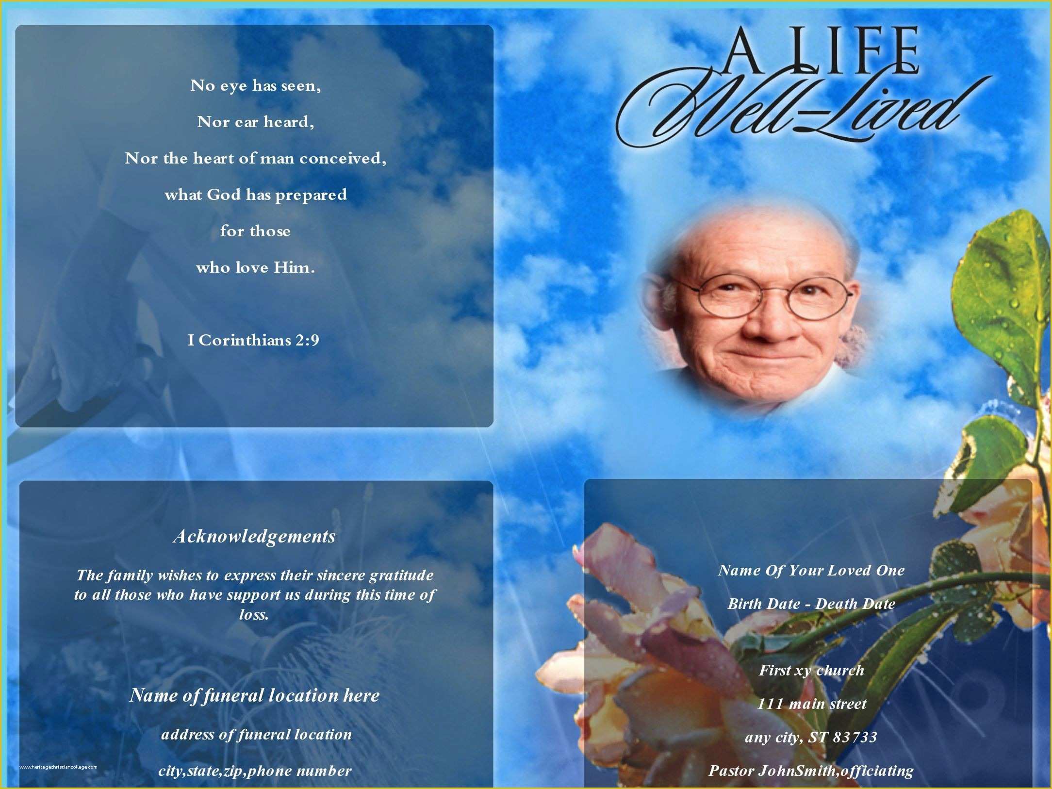 52 Free Funeral Slideshow Template Powerpoint