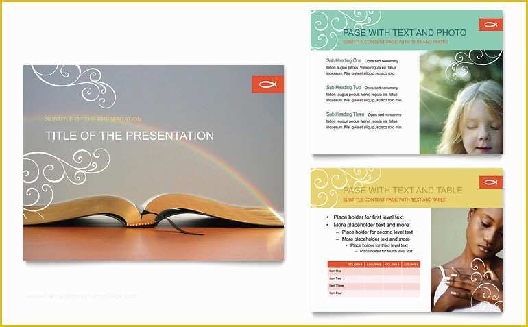 Free Funeral Slideshow Template Powerpoint Of Christian Church Religious Powerpoint Presentation