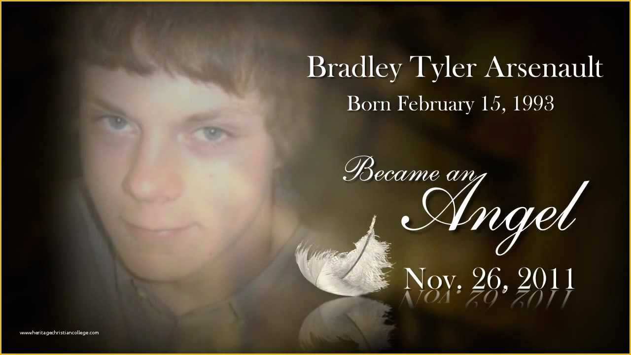 Free Funeral Slideshow Template Powerpoint Of Dvd Memorial Slideshows Bradley Tyler Arsenault
