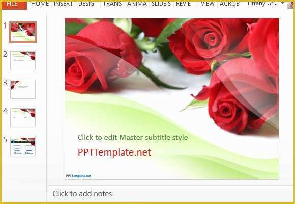 Free Funeral Slideshow Template Powerpoint Of Free Rose Powerpoint Templates
