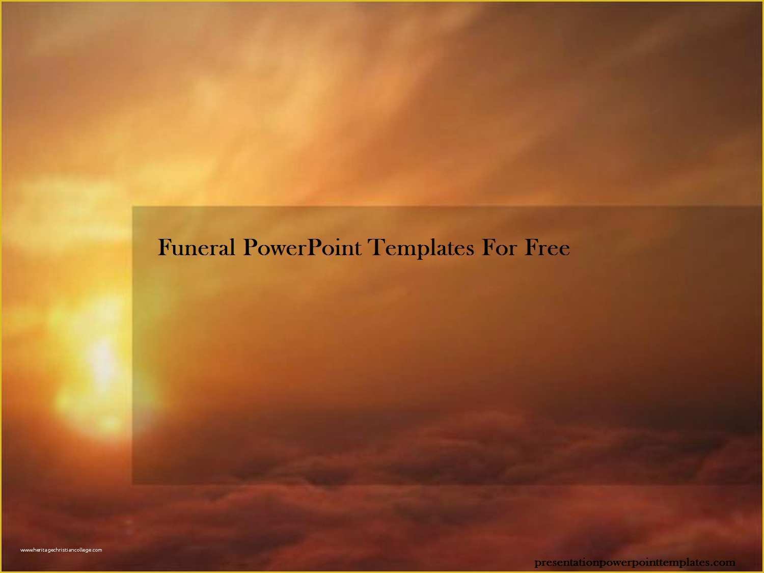 Free Funeral Slideshow Template Powerpoint Of Funeral Powerpoint themes Free Funeral Powerpoint
