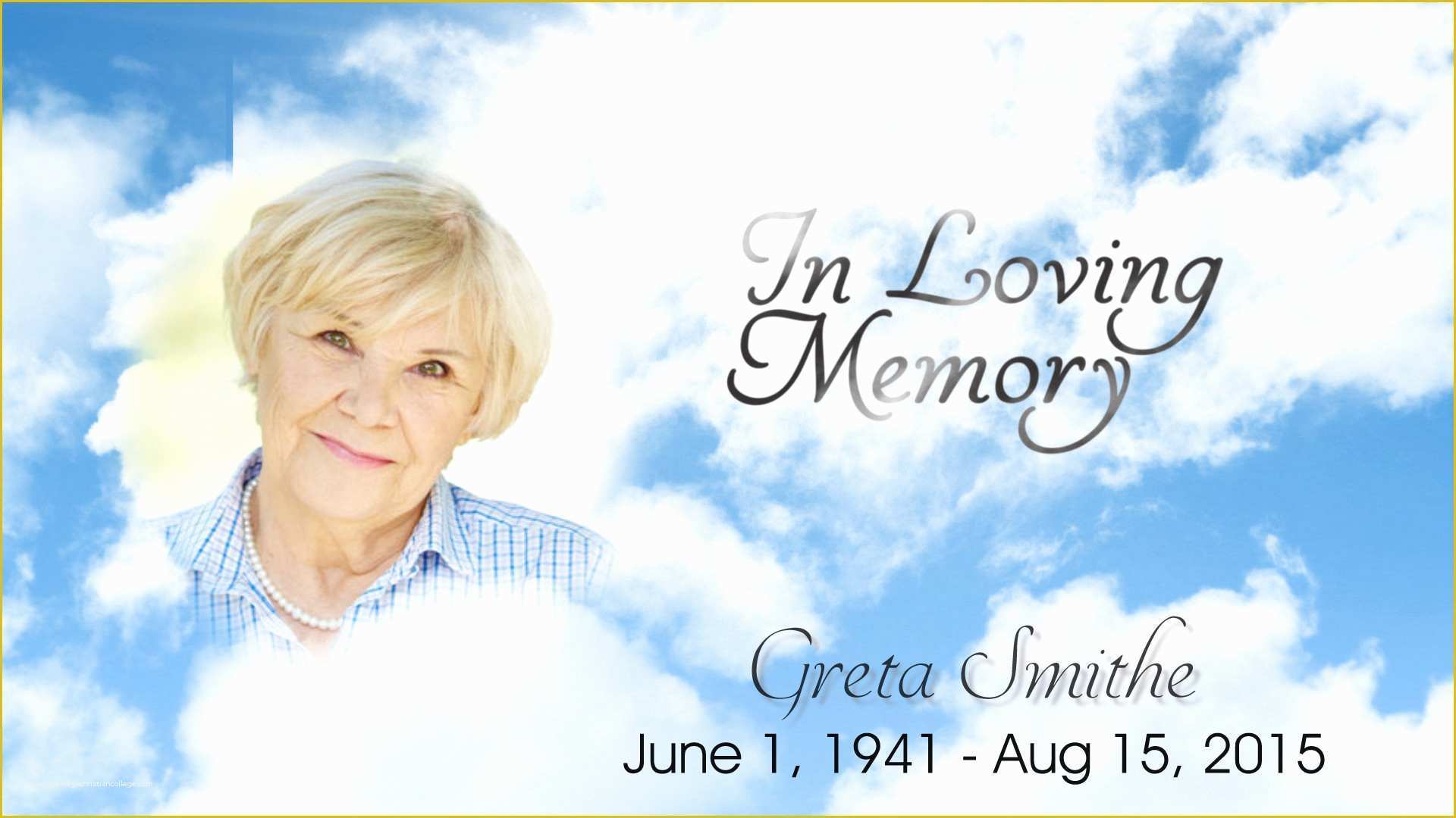 Free Funeral Slideshow Template Powerpoint Of Memorial Backgrounds 