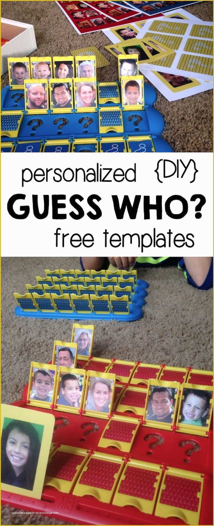 Free Game Templates Of Diy Guess who Template Free Printables Paper Trail Design