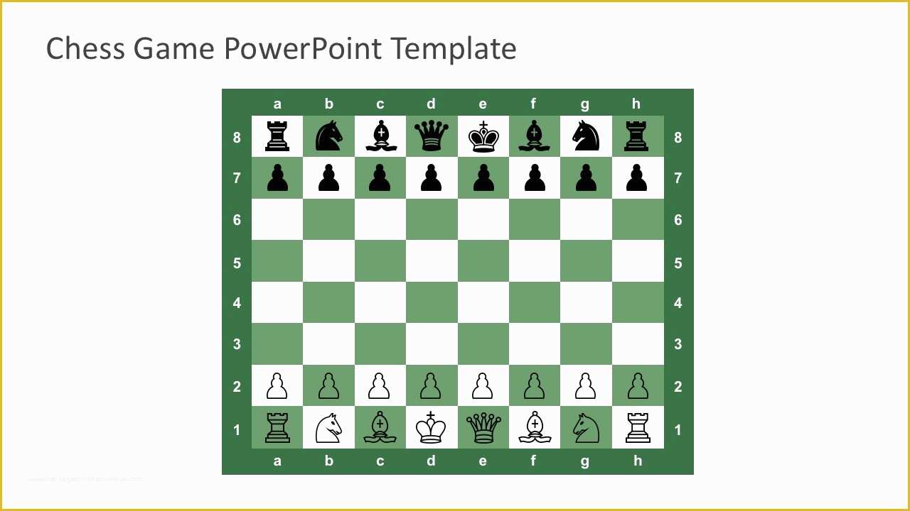 Free Game Templates Of Free Chess Game Powerpoint Template