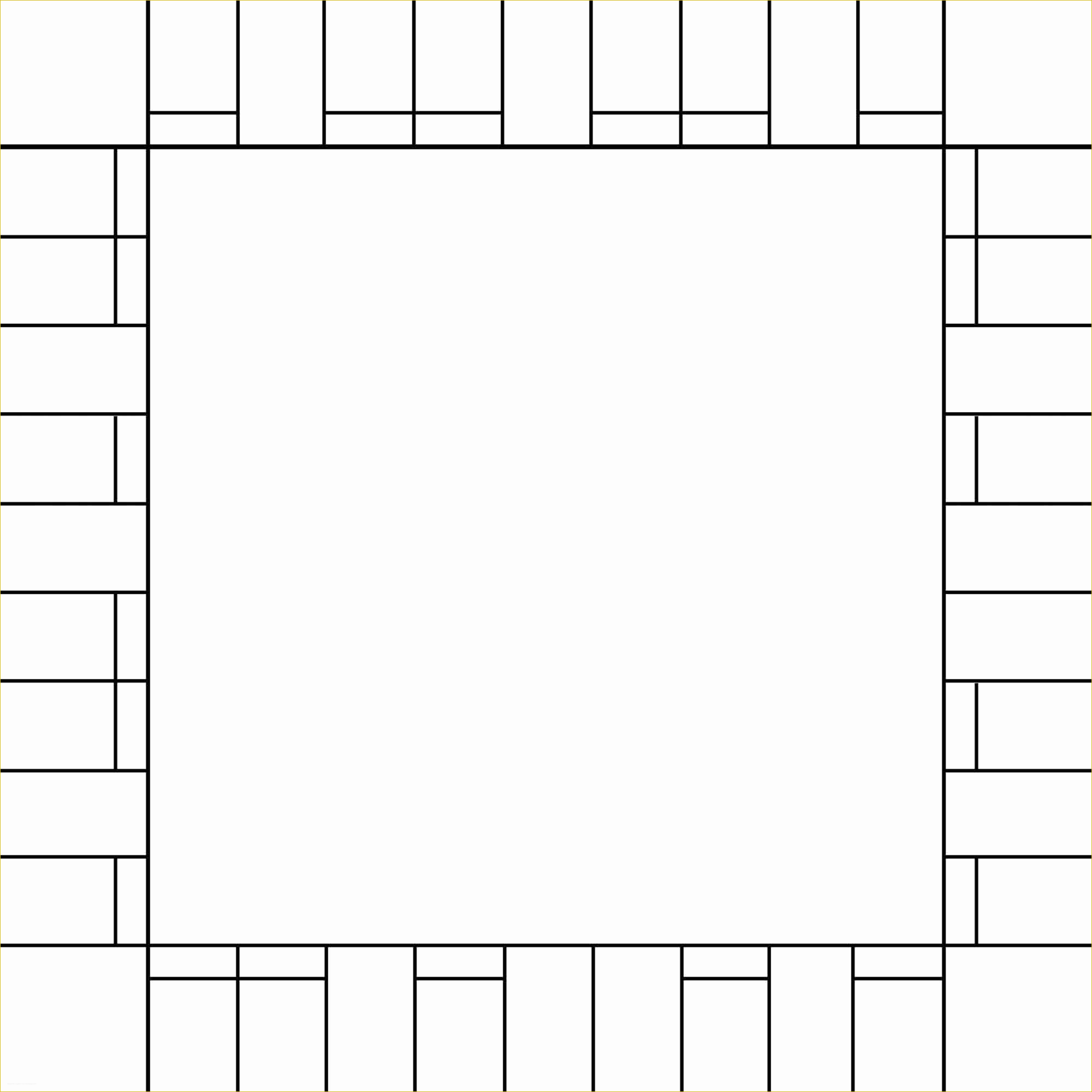 Free Game Templates Of Free Printable Blank Monopoly Game