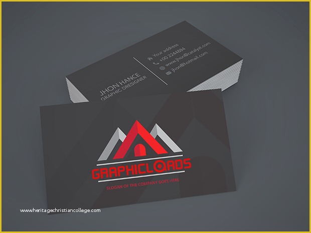 Free General Contractor Business Card Templates Of 18 Best Free Business Card Templates Graphicloads