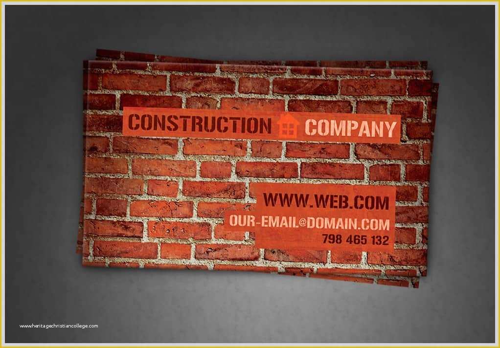 Free General Contractor Business Card Templates Of 38 Free Psd Business Card Templates 85ideas