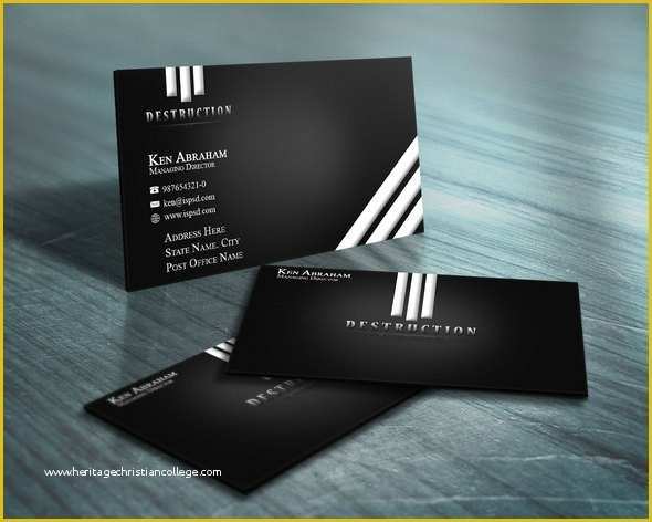 Free General Contractor Business Card Templates Of 50 Best Free Psd Business Card Templates for Mercial Use