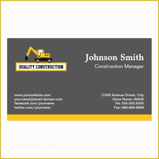 Free General Contractor Business Card Templates Of Free General Contractor Business Card Templates