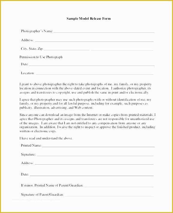 Free General Release form Template Of 9 General Consent form Template Yyriz