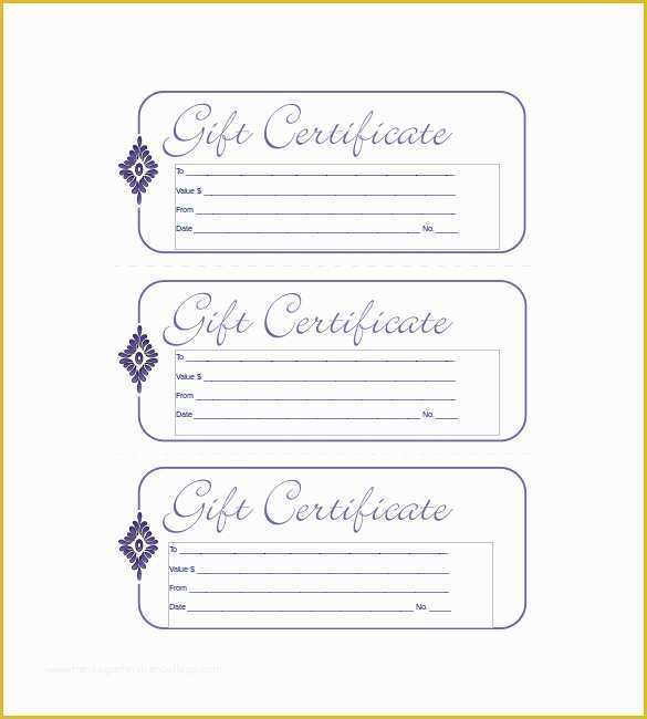Free Gift Certificate Template Word Of 14 Business Gift Certificate Templates Free Sample