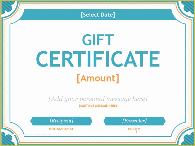 Free Gift Certificate Template Word Of 20 Printable Gift Certificates