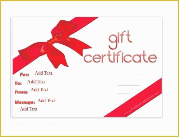 Free Gift Certificate Template Word Of Gift Certificate Template 42 Examples In Pdf Word In