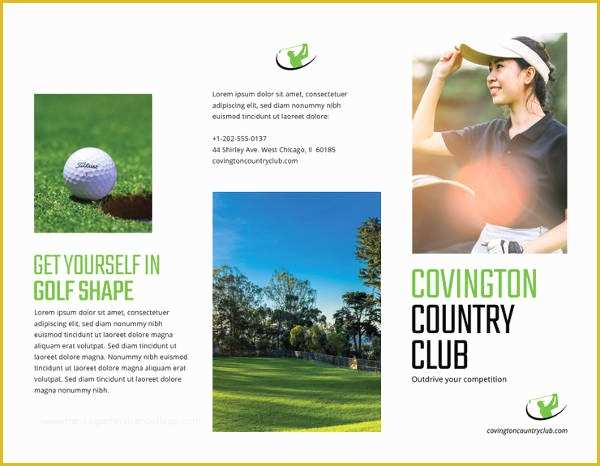 Free Golf Brochure Templates Of 12 Golf Brochures Free Psd Ai Eps format Download