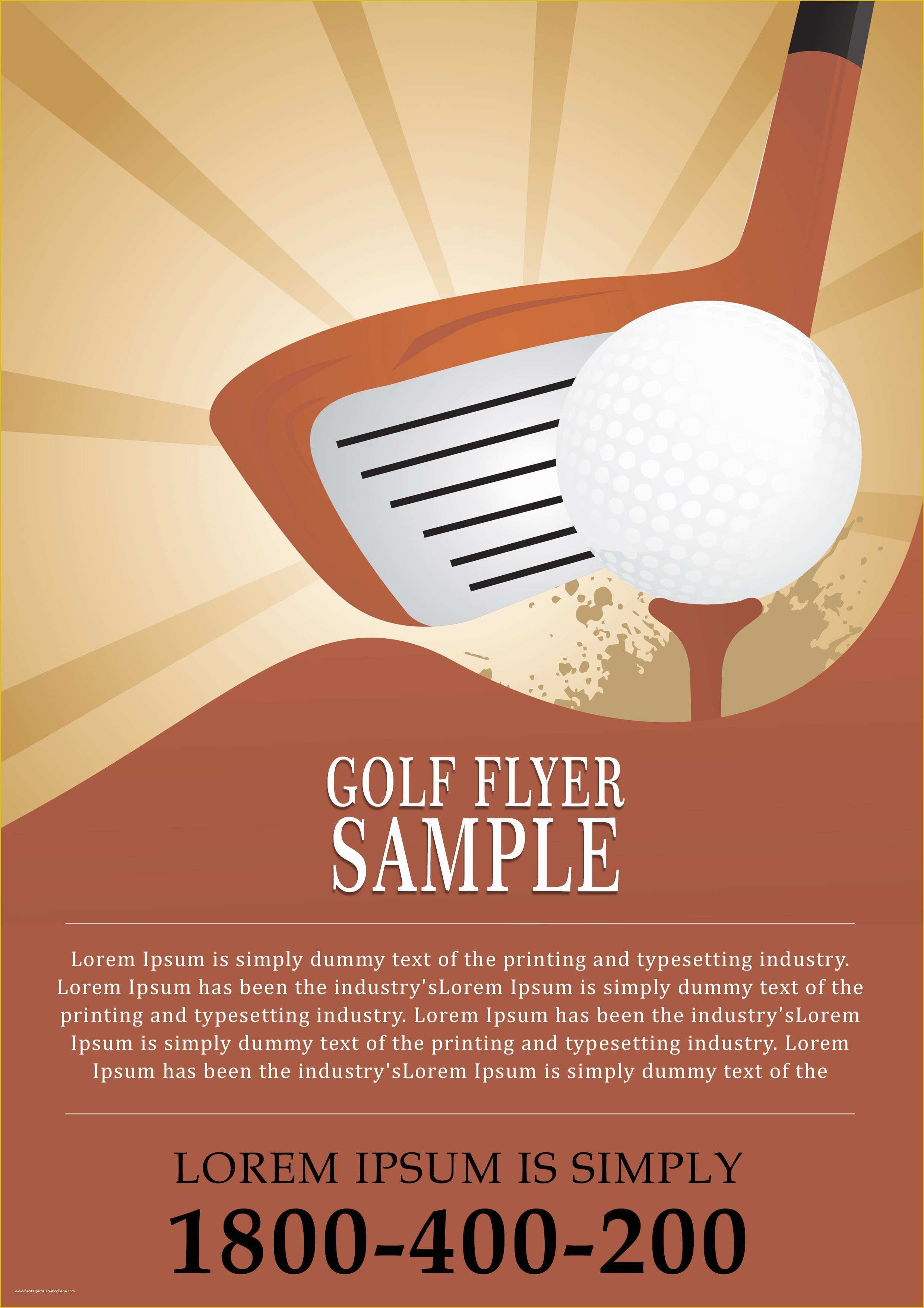 Free Golf Brochure Templates Of 15 Free Golf tournament Flyer Templates Fundraiser