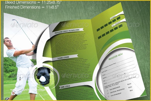 Free Golf Brochure Templates Of 20 Golf Brochure Design Templates Free Brochure Design Ideas