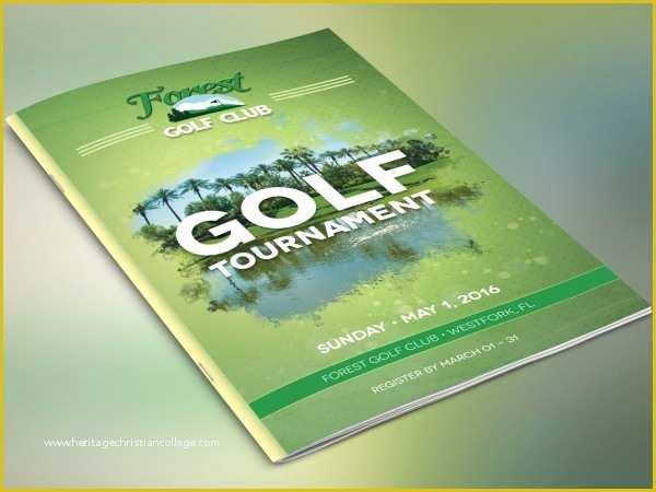 Free Golf Brochure Templates Of 25 Golf tournament Brochures Psd Vector Eps Jpg