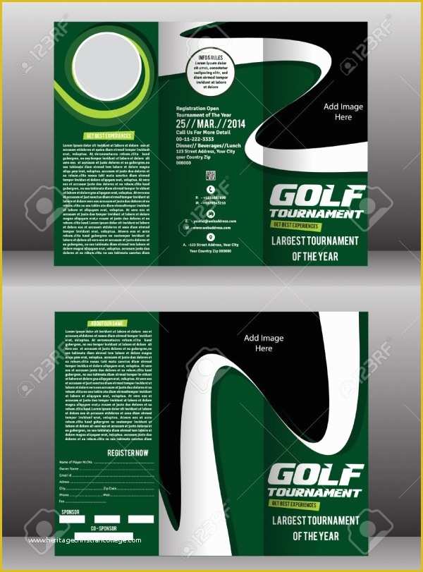 Free Golf Brochure Templates Of 25 Golf tournament Brochures Psd Vector Eps Jpg