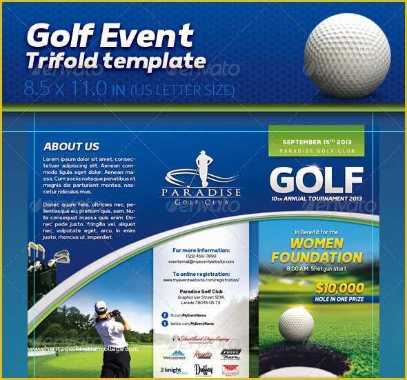 Free Golf Brochure Templates Of 30 Best Brochure Templates 2013