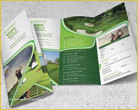 Free Golf Brochure Templates Of Golf Brochure Template Free Golf Brochure Template 10