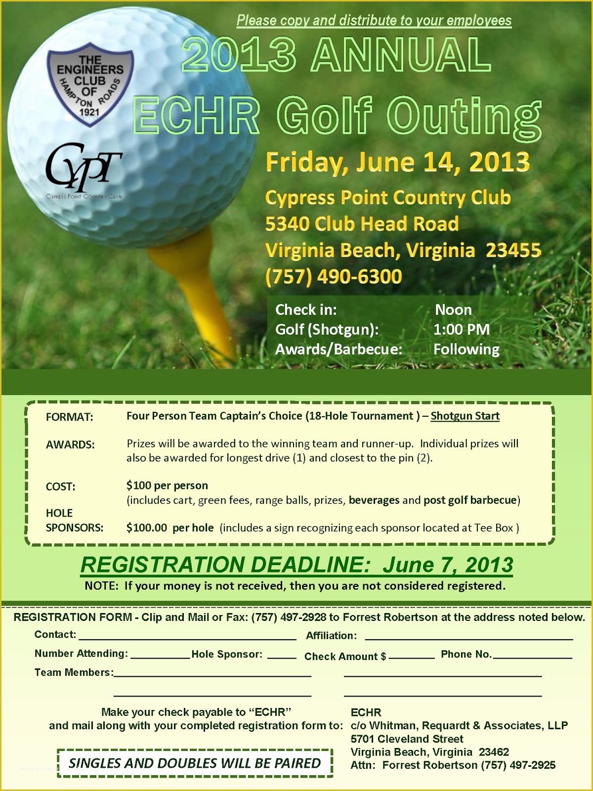 Free Golf Brochure Templates Of Golf Outing Flyer Template