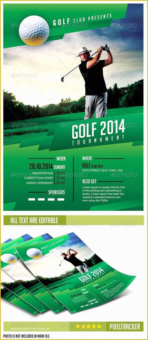 Free Golf Brochure Templates Of Golf Scramble Flyer Template Yourweek D2c345eca25e