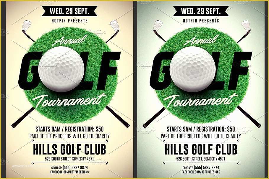 Free Golf Brochure Templates Of Golf tournament Flyer Template Flyer Templates
