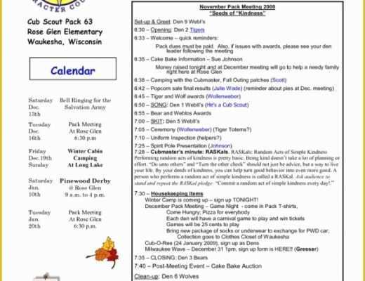 Free Google Newsletter Templates Of Cub Scout Newsletter Template Google Search