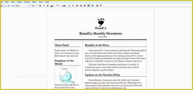 Free Google Newsletter Templates Of How to Create A Newsletter with Google Docs