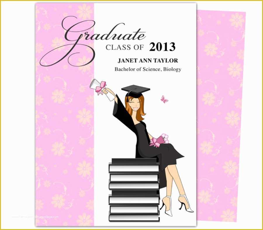 Free Graduation Announcements Templates Downloads Of 40 Free Graduation Invitation Templates Template Lab