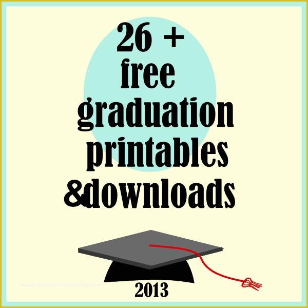Free Graduation Announcements Templates Downloads Of Free Graduation 2013 Printables and Links