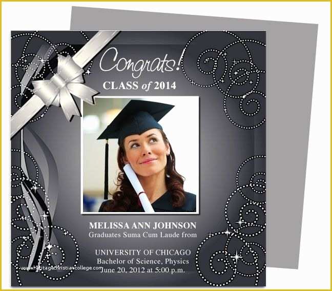 Free Graduation Announcements Templates Downloads Of Graduation Announcement Template Beepmunk