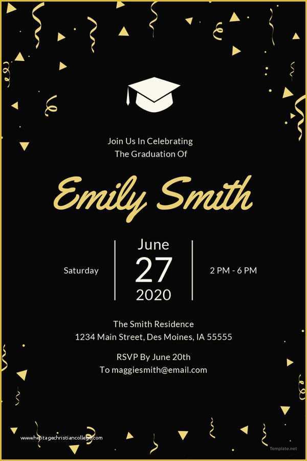 Free Graduation Announcements Templates Of 19 Graduation Invitation Templates Invitation Templates