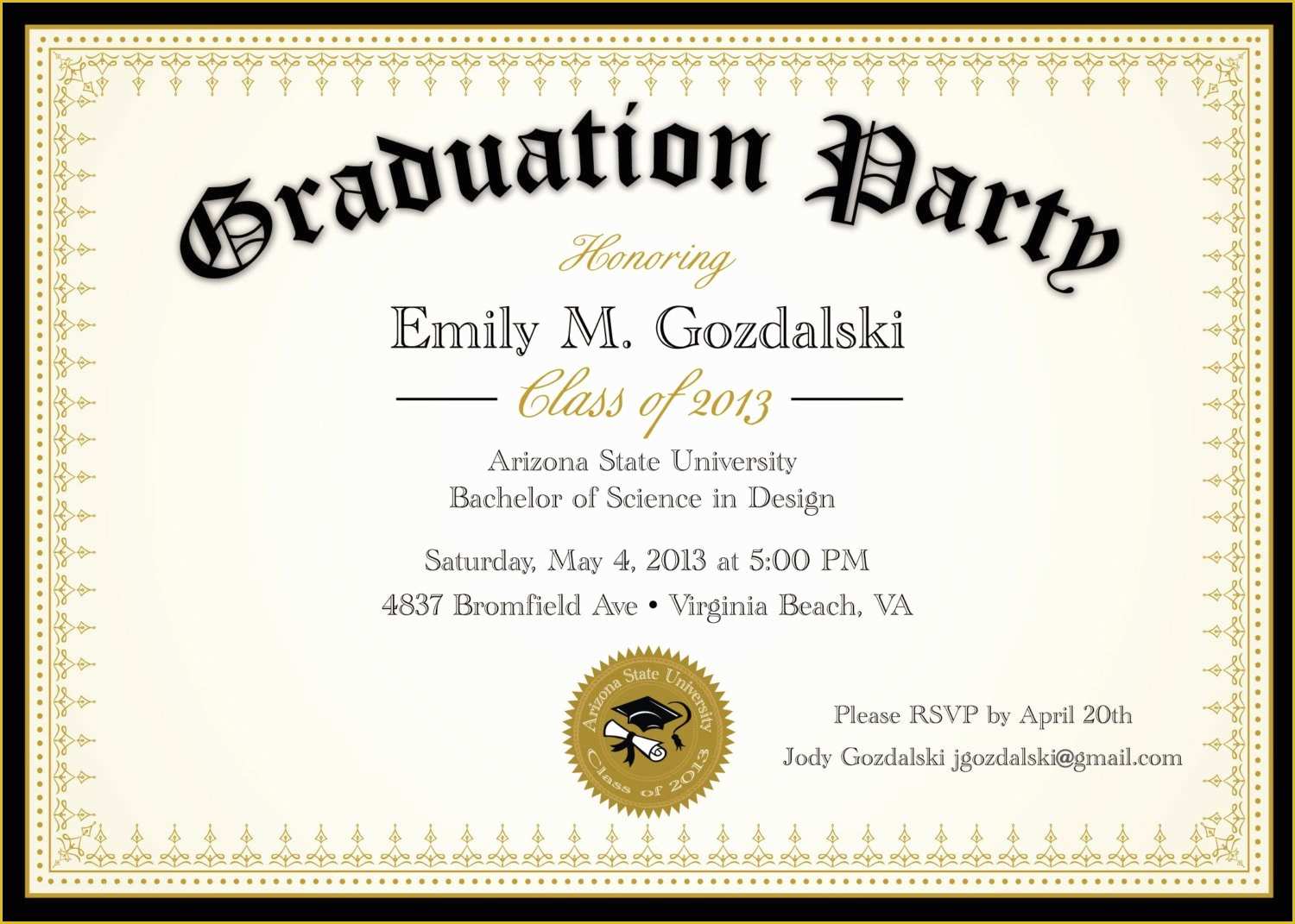 Free Graduation Announcements Templates Of Graduation Invitation Graduation Invitation Templates