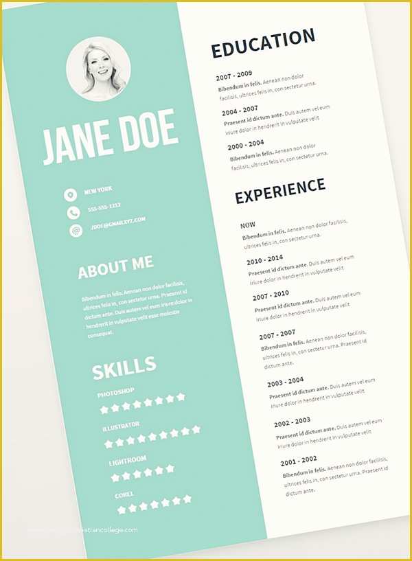 Free Graphic Design Resume Template Of Free Cv Resume Psd Templates Freebies