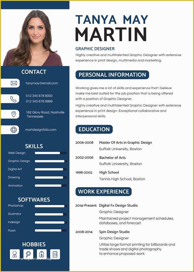 Free Graphic Design Resume Template Of Graphic Designer Resume Template 11 Free Word Pdf
