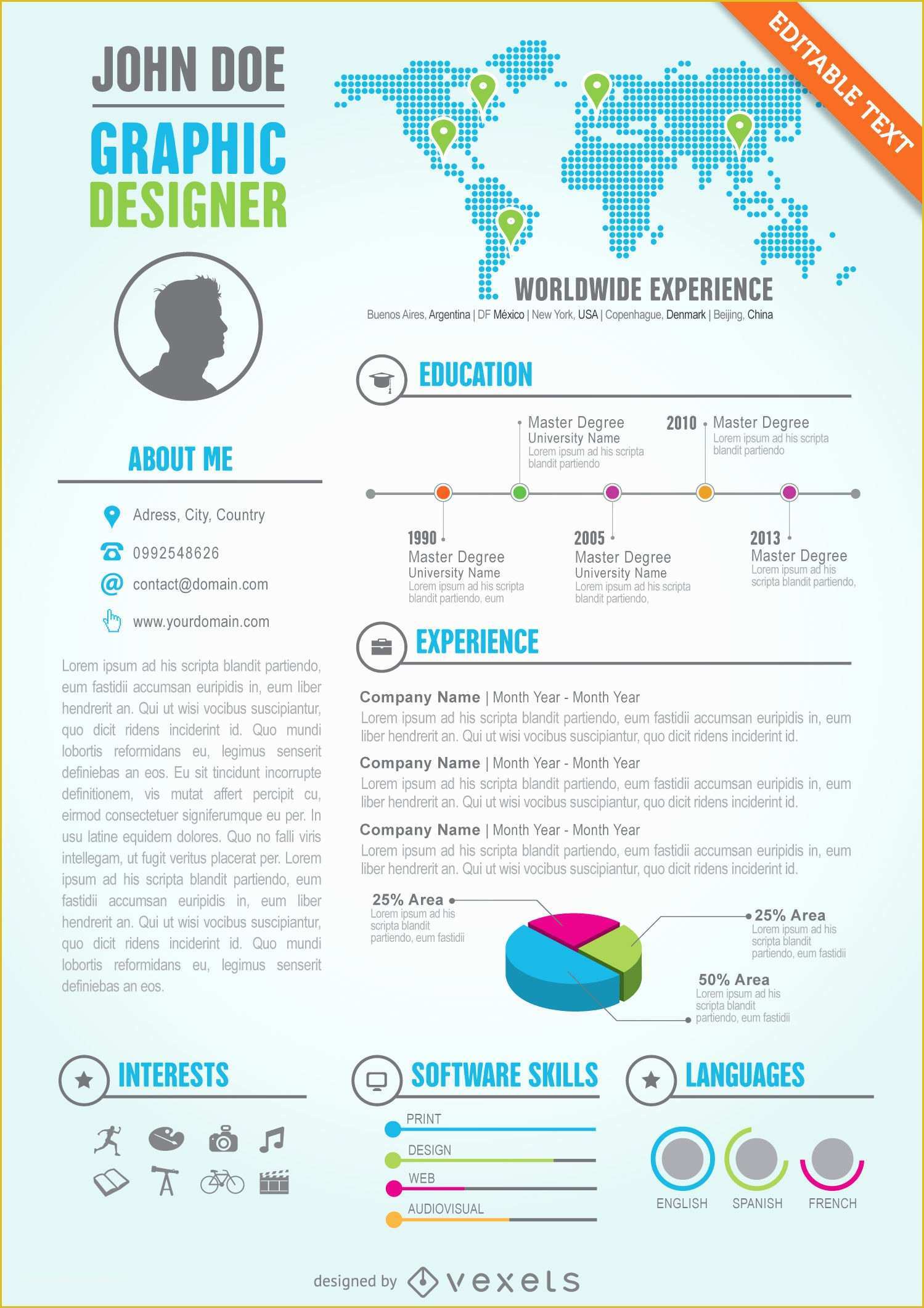 Free Graphic Design Resume Template Of Template for A Resume