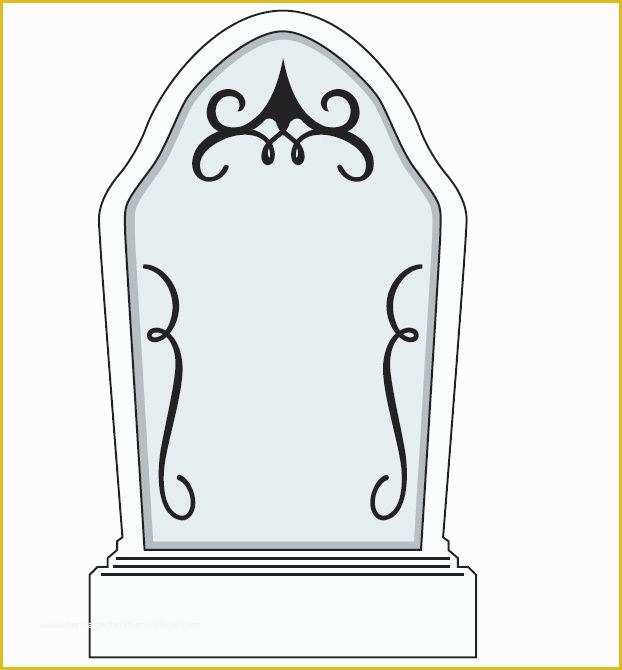 Free Gravestone Template Of Halloween Gravestone Gravestone Halloween tombstone