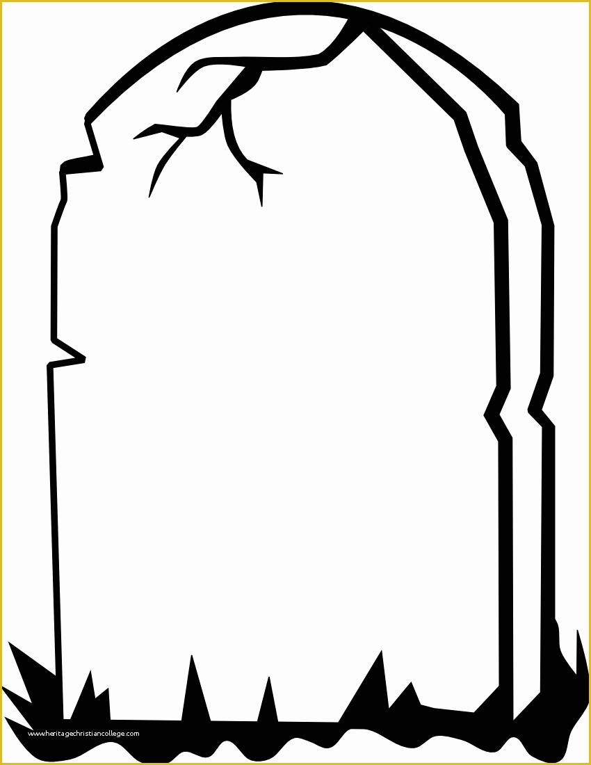 Free Gravestone Template Of Headstone Template Clipart Best