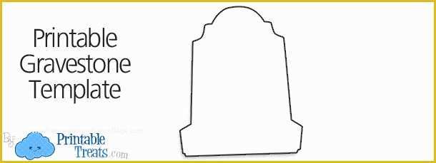 Free Gravestone Template Of Printable Gravestone Template — Printable Treats