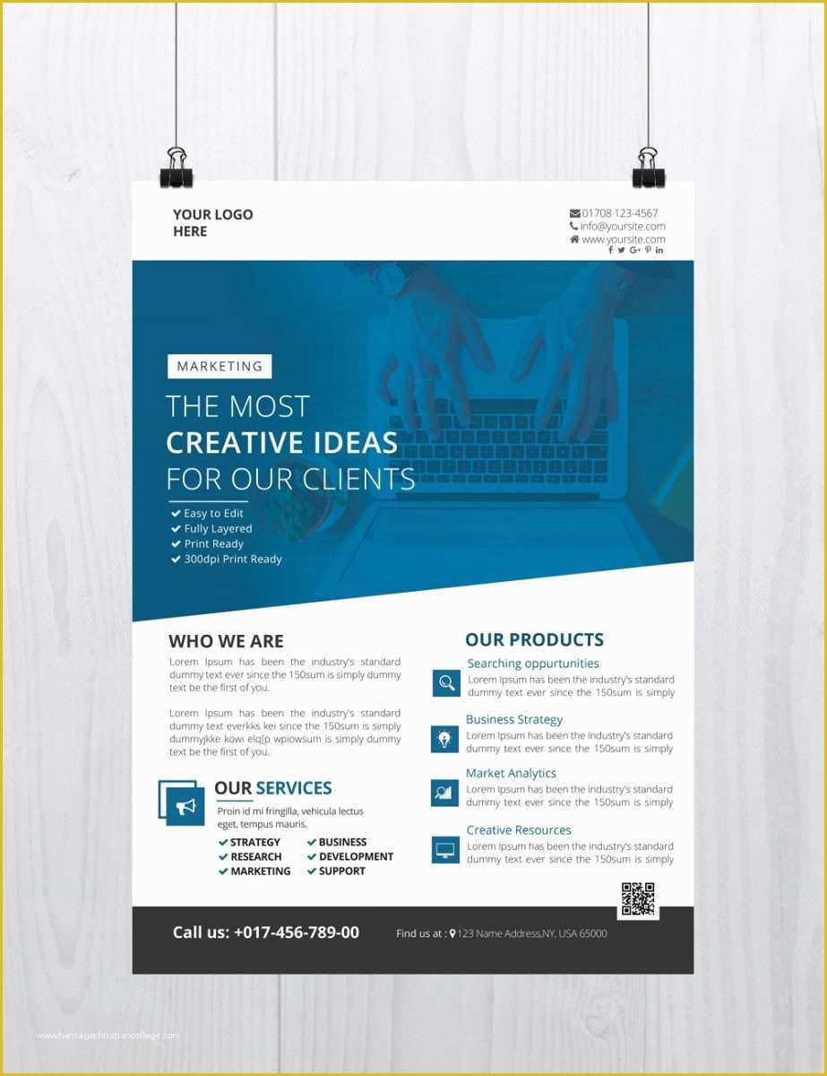 Free Handout Templates Of 25 Free Business Flyer Templates for Shop Mashtrelo
