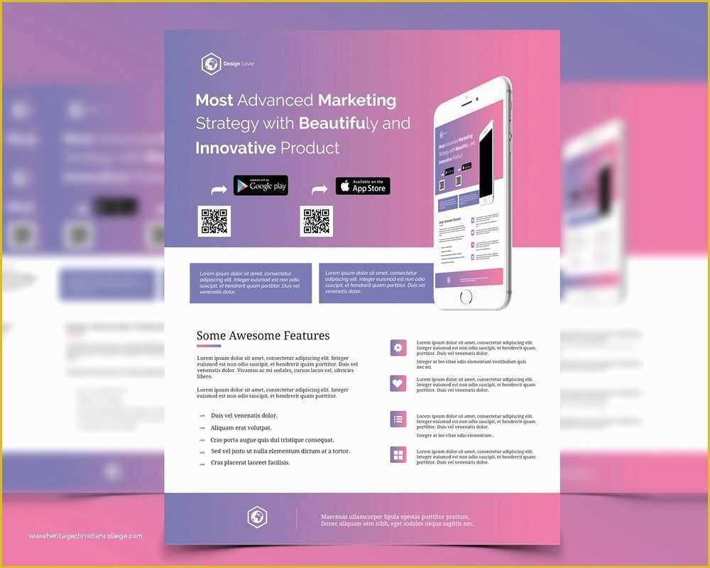 Free Handout Templates Of Marketing Flyer Template Free Psd Download Download Psd