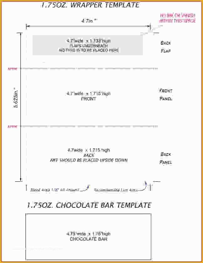 Free Hershey Bar Wrapper Template Of Hershey Bar Wrapper Template