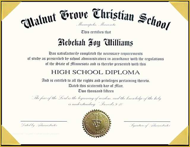 Free High School Diploma Templates Of 60 Free High School Diploma Template Printable