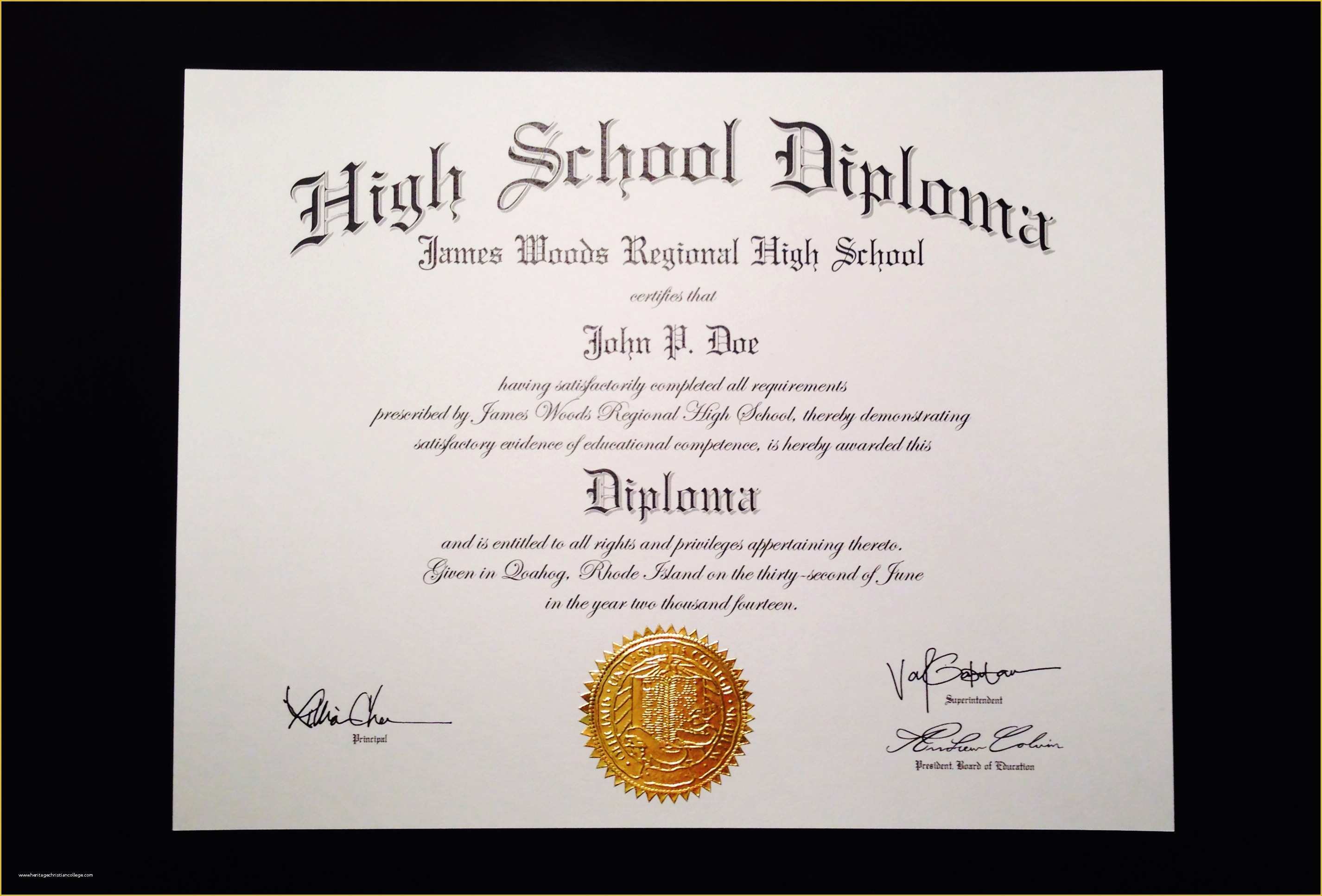 Free High School Diploma Templates Of Buy A Fake High School Diploma Line