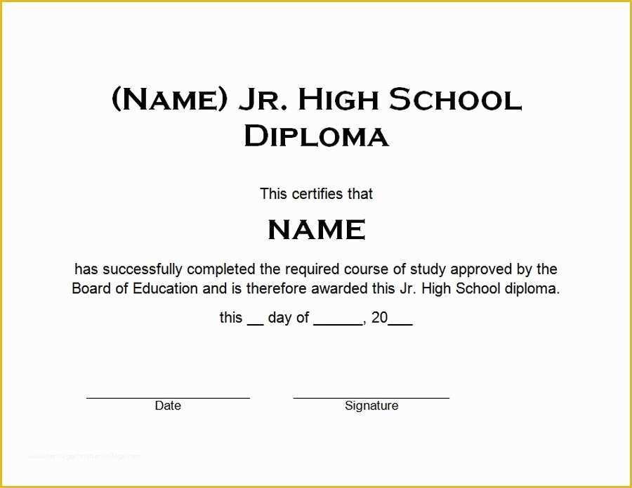 Free High School Diploma Templates Of Diploma Free Templates Clip Art &amp; Wording