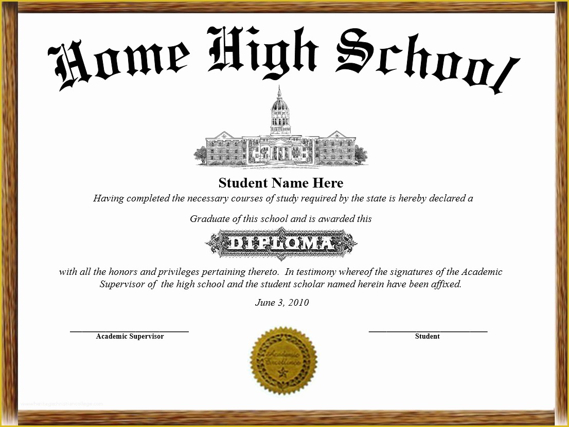 Free High School Diploma Templates Of Free Fake High School Diploma Templates Choice Image