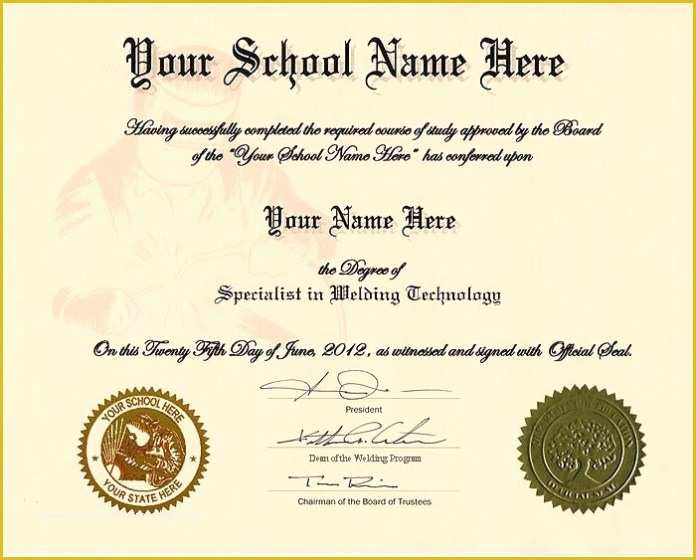 Free High School Diploma Templates Of High School Diploma Template with Seal Free Download