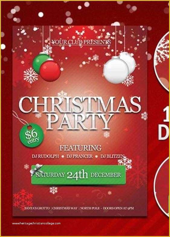 Free Holiday Flyer Templates Of Blank Christmas Flyer Template Free Download